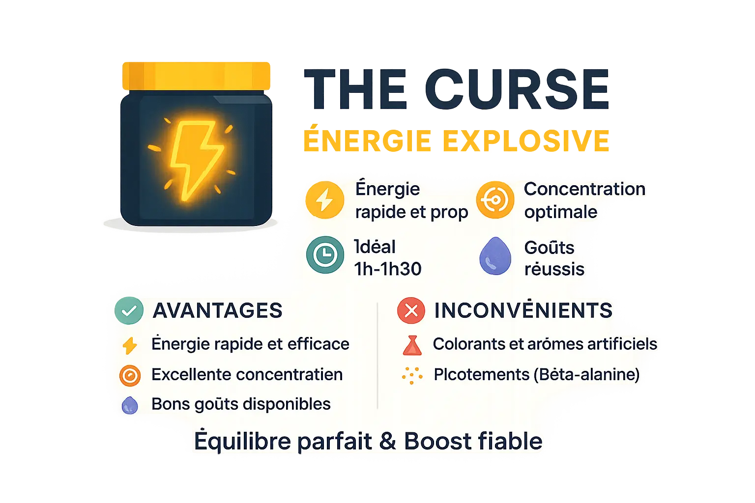 The Curse Pre-Workout de JNX Labs